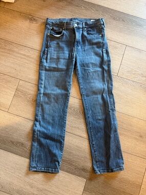 AYR Men's Dark Blue Straight-Leg Jeans